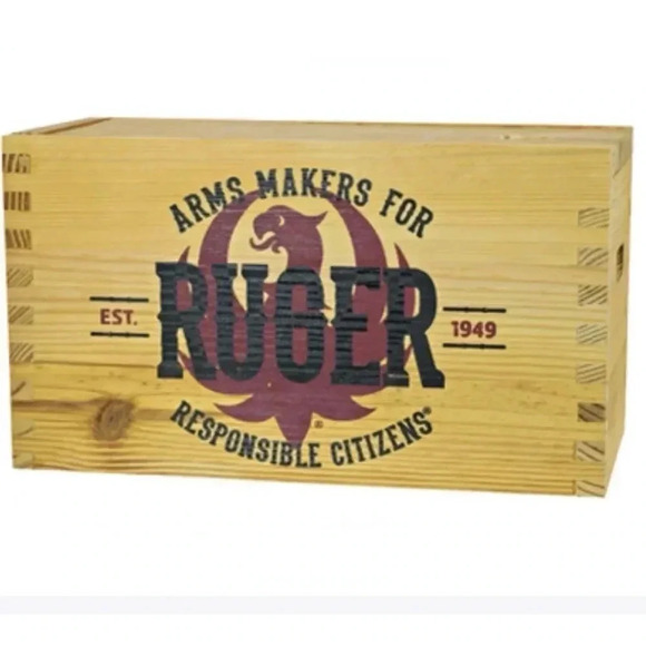 Ruger Vintage Wooden Storage Box - Picture 2 of 4